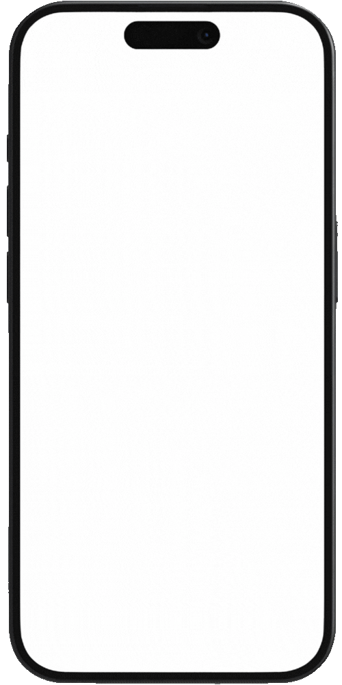 Smartphone mit verschiedenen Artikeln